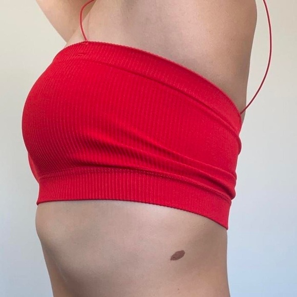 Urban Outfitters Out From Under Ribbed Seamless Thin Strap Tube Top - Picture 3 of 7